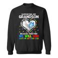 Supporting My Grandson Together We Will Win Autism Awareness Sweatshirt