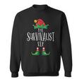Survivalist Elfenhemd Familie Passender Pyjama Weihnachten Sweatshirt
