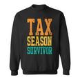 Tax Season Survivor Funny Tax Season Accountant Taxation Sweatshirt