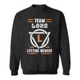 Team Long Lifetime Member Gift For Surname Last Name Men Women Sweatshirt Graphic Print Unisex