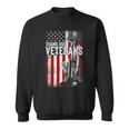 Thank You Veterans Proud Veteran Day Dad Grandpa V8 Sweatshirt