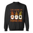 Thanksgiving Gnomes Freaking Love Pumpkin Spice Gift V2 Sweatshirt
