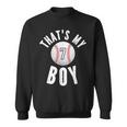 Thats My Boy Baseball Jersey Number 7 Vintage Mom Dad Sweatshirt