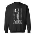 Thats What I Do I Play Golf And I Know Things Retro Sweatshirt