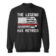 The Legend Has Retired Firefighter Retirement Happy Party Sweatshirt