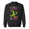 The Witching Hour Is Near Distressed Sweatshirt