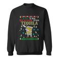 Tis The Season For Tequila Dabbing Ugly Christmas Alcohol Meaningful Gift Sweatshirt