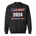 Trump 2024 Save America Save America Again Trump Sweatshirt