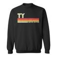 Ty Gift Name Personalized Funny Retro Vintage Birthday Sweatshirt