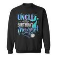 Uncle Of The Birthday Mermaid Family Matching Party Squad Sweatshirt