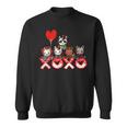 Valentines Day Horror Movies Unicorn Xoxo Valentine Day Sweatshirt