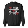 Valentines Day Tic-Tac-Toe Xo-Xo Funny Valentine Gifts Sweatshirt