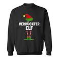 Verrückter Elf Partnerlook Familien Elfen Outfit Weihnachts Sweatshirt