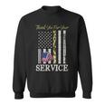 Veterans Day Thank You For Your Service Soldier Camouflage Sweatshirt