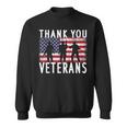 Veterans Day Thank You Veterans Usa Flag Patriotic V2 Sweatshirt