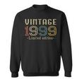 Vintage 1999 22Nd Birthday 22 Years Old Gift Sweatshirt