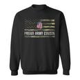 Vintage American Flag Proud Army Cousin Veteran Day Gift Sweatshirt