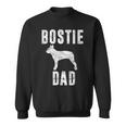 Vintage Boston Terrier Dad Gift Dog Daddy Bostie Father Sweatshirt