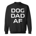 Vintage Dog Dad Af Mans Best Friend Gift For Mens Sweatshirt