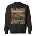 Vintage Retro Best Pontoon Captain Ever Sweatshirt