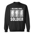 Welcome Home Soldier - Usa Warrior Hero Military Men Women Sweatshirt Graphic Print Unisex