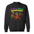 Whos Your Crawdaddy Crawfish Jester Beads Funny Mardi Gras V2 Men Women Sweatshirt Graphic Print Unisex