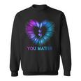 You Matter Dont Let Your Story End Semicolon Heart Sweatshirt