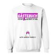 18 Geburtstag Gästebuch 18 Jahre Geburtstagsgeschenk Gast Sweatshirt