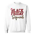 Black Friday Squad Buffalo Plaid Leopard Printed Gift Sweatshirt