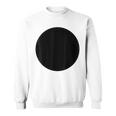 Blank Abstract Printed Black Circle Novelty Graphics Design Sweatshirt