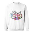 Blessed Nonna Graphic First Time Grandma Shirt Plus Size Shirts For Girl Mom Son Sweatshirt