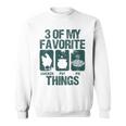 Chicken Pot Pie 3 Of My Favorite Things Farm Animal Lover V4 Sweatshirt