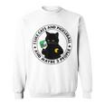 I Like Cat And Pickleball And Maybes 3 People Sport Lover Sweatshirt