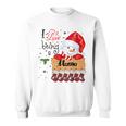 I Love Being A Mama Snowman Family Christmas Xmas Pajamas Men Women Sweatshirt Graphic Print Unisex
