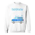 Kinder Tatütata Polizeiauto 4 Geburtstag Polizist Sweatshirt