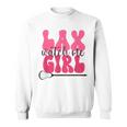 Lustiges Mädchen Lacrosse Lax Girl Sweatshirt