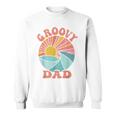 Mens Groovy Dad 70S Aesthetic Nostalgia 1970S Retro Dad Sweatshirt