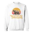 Retro Great Smoky Mountains National Park Bear 80S Graphic Sweatshirt