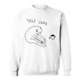 Self Care | Frog Drinking Tea Sweatshirt