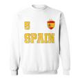 Spain Soccer Spanish Football Number Five Futebol Jersey Fan Men Women Sweatshirt Graphic Print Unisex