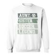 Tante Schwester Fußballlegende Used-Legende Grunge F Sweatshirt