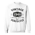 Vintage 1948 75 Years Old 75Th Birthday Gifts For Men Sweatshirt