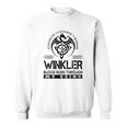 Winkler Blood Runs Through My Veins Sweatshirt
