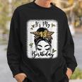 13Th Birthday Decorations Girl Messy Bun 13 Years Old Bday Sweatshirt Gifts for Him
