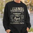 1963 Vintage Sweatshirt zum 60. Geburtstag für Männer und Frauen Geschenke für Ihn