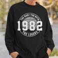 1982 The Man Myth Legend Vintage Men Funny 40Th Birthday Gift For Mens Sweatshirt Gifts for Him