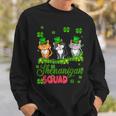 Shenanigan Squad St Patricks Day Leprechaun Cat Lover Gifts  Sweatshirt