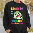 Gramps Shark  Funny Fathers Day Gift For Mens Dad Sweatshirt