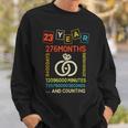23 Years 276 Months 23Rd Wedding Anniversary Couples Parents Sweatshirt Gifts for Him