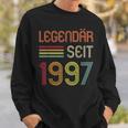 25 Geburtstag Legendär Seit 1997 Geschenk Sweatshirt Geschenke für Ihn